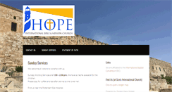 Desktop Screenshot of hope-baptist-church.com