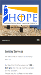 Mobile Screenshot of hope-baptist-church.com