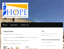 Tablet Screenshot of hope-baptist-church.com